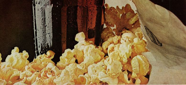 history of popcorn
