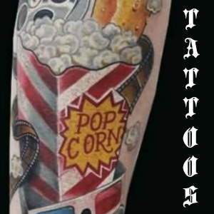 Popcorn tattoos