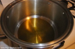 Popcorn Oil In Large Pot