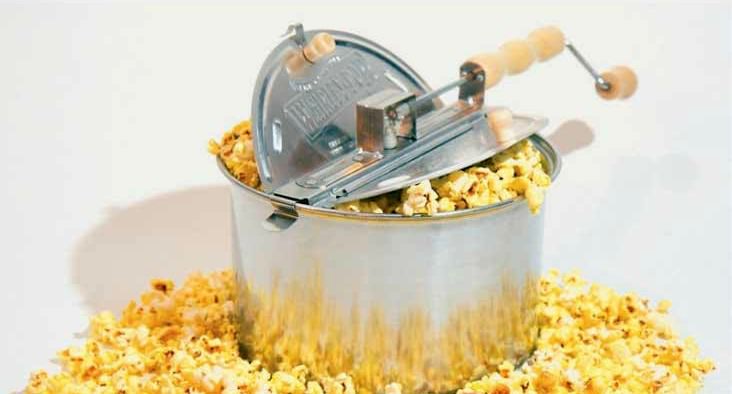 Rise by Dash 4.5 qt Stirring Electric Popcorn Popper Maker