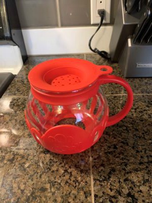 Tasty 3qt Family Size Microwave Popcorn Popper, Dishwasher Safe, Red, Size: 3 qt