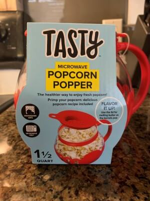 Tasty Microwave Popcorn Popper - Ecolution Original Micro-Pop